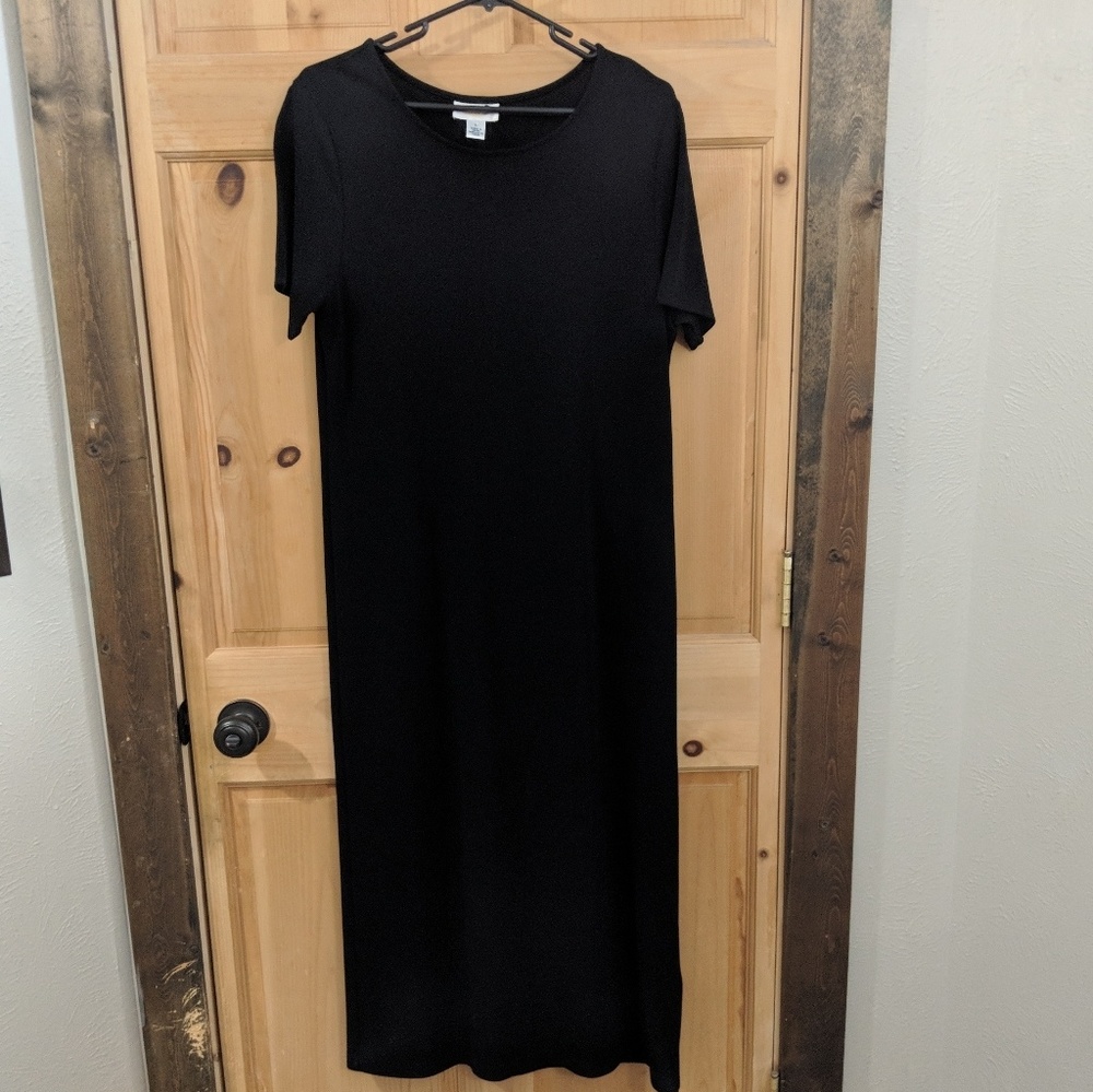 Talbots black dress.